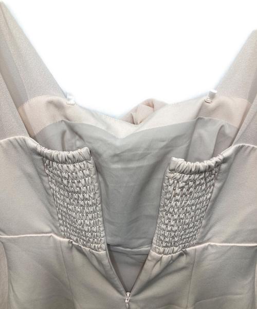 Snidel（スナイデル）Snidel (スナイデル) オフショルリボンドレス ピンクの古着・服飾アイテム