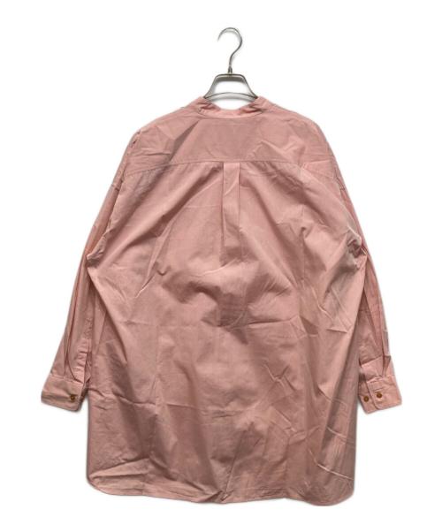 Vivienne Westwood man（ヴィヴィアン ウェストウッド マン）Vivienne Westwood man (ヴィヴィアン ウェストウッド マン) バンドカラー チュニックシャツ ピンク サイズ:FREEの古着・服飾アイテム