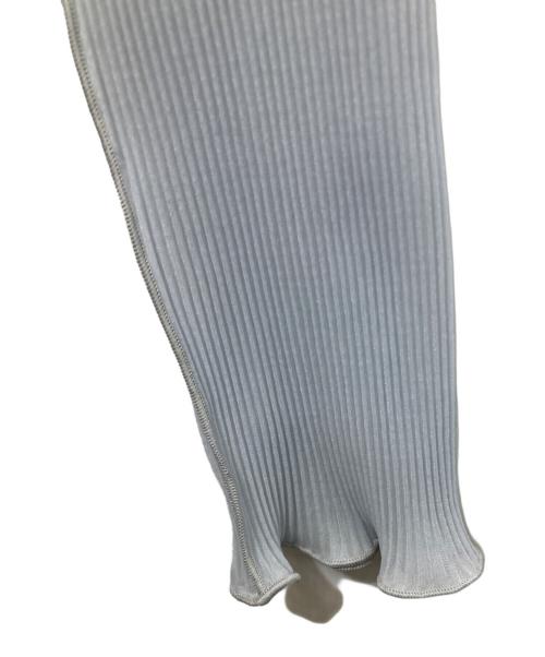 todo kotohayokozawa（トゥードゥー コトハヨコザワ）todo kotohayokozawa (トゥードゥー コトハヨコザワ) プリーツデザインワンピース ブルー サイズ:FREEの古着・服飾アイテム