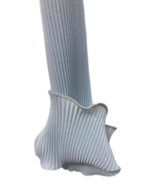 todo kotohayokozawa（トゥードゥー コトハヨコザワ）todo kotohayokozawa (トゥードゥー コトハヨコザワ) プリーツデザインワンピース ブルー サイズ:FREEの古着・服飾アイテム