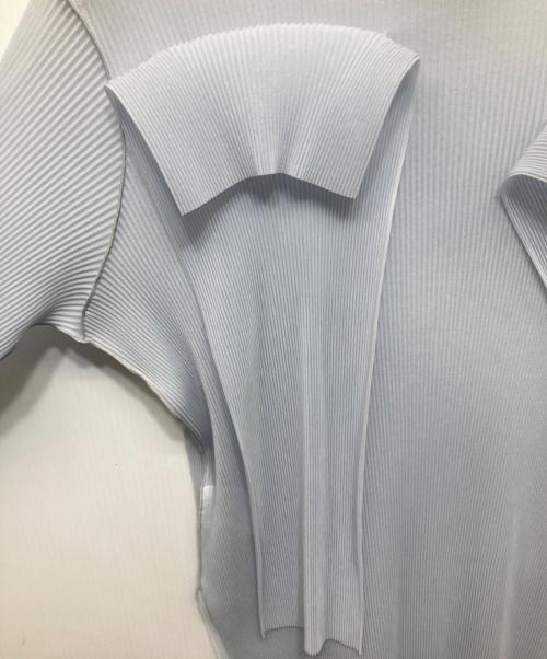 todo kotohayokozawa（トゥードゥー コトハヨコザワ）todo kotohayokozawa (トゥードゥー コトハヨコザワ) プリーツデザインワンピース ブルー サイズ:FREEの古着・服飾アイテム