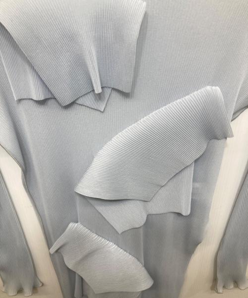 todo kotohayokozawa（トゥードゥー コトハヨコザワ）todo kotohayokozawa (トゥードゥー コトハヨコザワ) プリーツデザインワンピース ブルー サイズ:FREEの古着・服飾アイテム