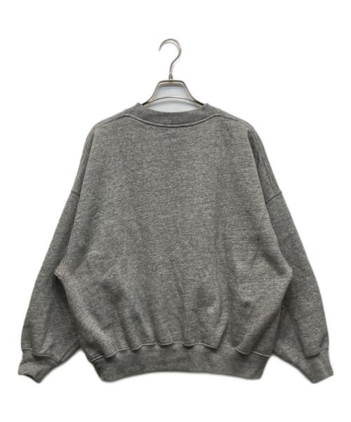POLO RALPH LAUREN（ポロ・ラルフローレン）POLO RALPH LAUREN (ポロ・ラルフローレン) カレッジロゴ刺繍スウェット グレー サイズ:Sの古着・服飾アイテム