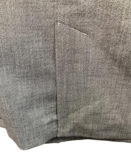 23区（ニジュウサンク）23区 (ニジュウサンク) スラブツイードストレッチ ジャケット グレー サイズ:38の古着・服飾アイテム