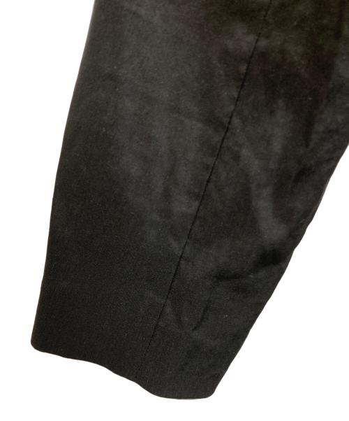 23区（ニジュウサンク）23区 (ニジュウサンク) 【洗える】リネンレーヨンストレッチ ダブル ジャケット ブラック サイズ:38の古着・服飾アイテム