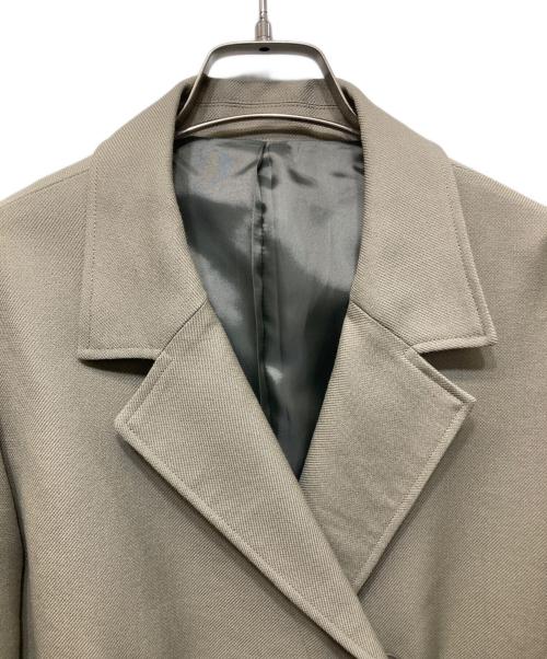 THREE DOTS（スリードッツ）THREE DOTS (スリードッツ) Wool twill jacket ベージュ サイズ:Sの古着・服飾アイテム