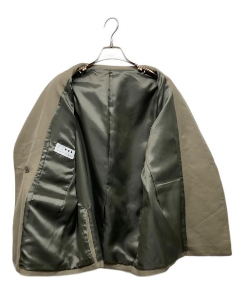 THREE DOTS（スリードッツ）THREE DOTS (スリードッツ) Wool twill jacket ベージュ サイズ:Sの古着・服飾アイテム
