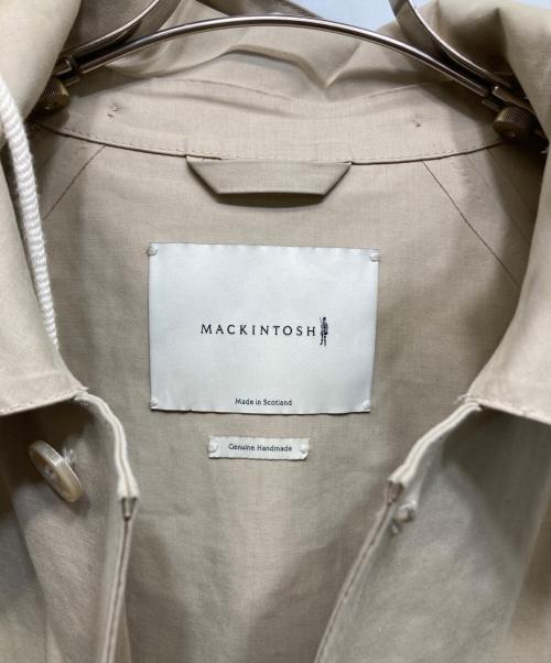 MACKINTOSH（マッキントッシュ）MACKINTOSH (マッキントッシュ) ゴム引きフーデッドコート ベージュ サイズ:38の古着・服飾アイテム