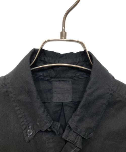 BROOKS BROTHERS（ブルックスブラザーズ）BROOKS BROTHERS (ブルックスブラザーズ) Ron Herman (ロンハーマン) ブラック染め ボタンダウンシャツ ブラック サイズ:15の古着・服飾アイテム