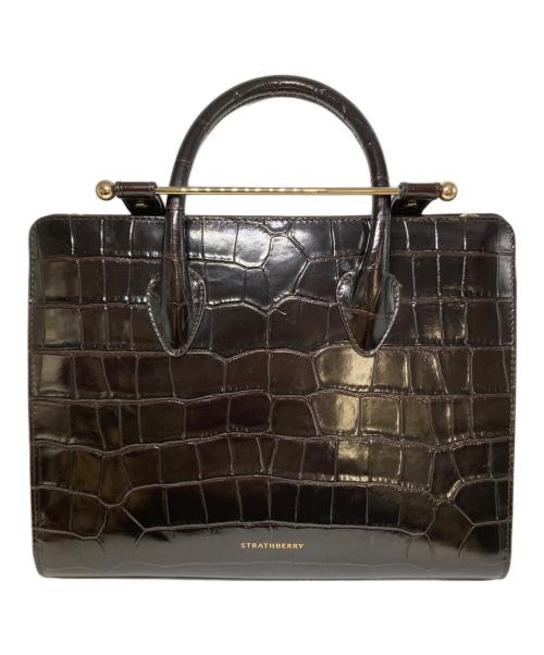 STRATHBERRY（ストラスベリー）STRATHBERRY (ストラスベリー) Midi Tote ブラウンの古着・服飾アイテム
