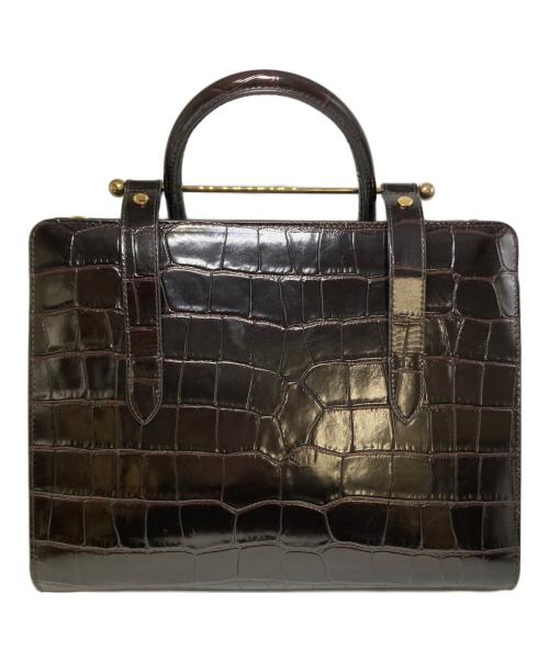 STRATHBERRY（ストラスベリー）STRATHBERRY (ストラスベリー) Midi Tote ブラウンの古着・服飾アイテム