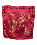 HERMESエルメス）の古着「カレ40シルクスカーフ」｜ピンク