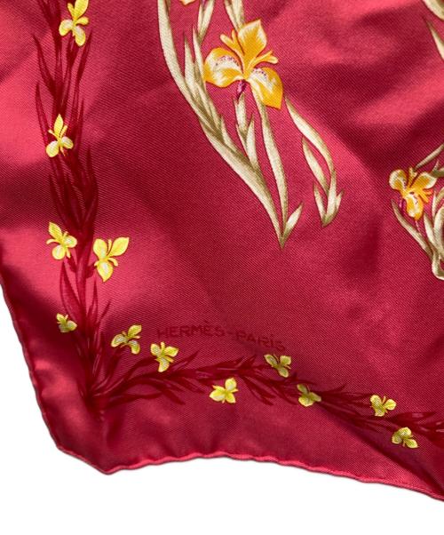 HERMES（エルメス）HERMES (エルメス) カレ40シルクスカーフ ピンクの古着・服飾アイテム
