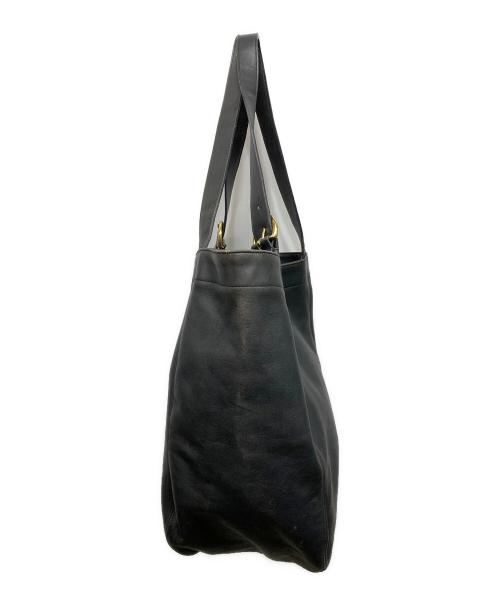 COACH（コーチ）COACH (コーチ) レザートートバッグ ブラックの古着・服飾アイテム