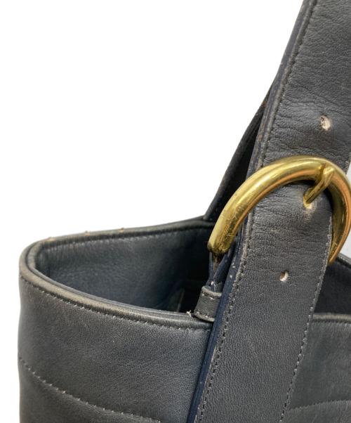 COACH（コーチ）COACH (コーチ) レザートートバッグ ブラックの古着・服飾アイテム