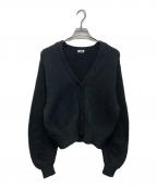 H BEAUTY&YOUTHエイチ ビューティー&ユース）の古着「ニットカーディガン」｜ブラック