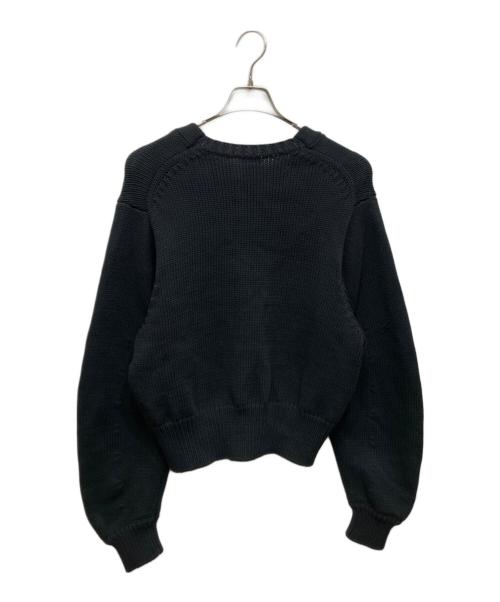 H BEAUTY&YOUTH（エイチ ビューティー&ユース）H BEAUTY&YOUTH (エイチ ビューティー&ユース) ニットカーディガン ブラック サイズ:FREEの古着・服飾アイテム