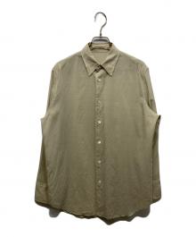 H BEAUTY&YOUTH（エイチ ビューティー&ユース）の古着「シアーシャツ」｜ベージュ