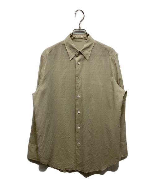 H BEAUTY&YOUTH（エイチ ビューティー&ユース）H BEAUTY&YOUTH (エイチ ビューティー&ユース) シアーシャツ ベージュ サイズ:Sの古着・服飾アイテム