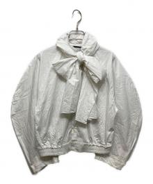 MIOSMOKEY（ミオズモーキー）の古着「WIDE BOW TIE ST」｜ホワイト