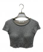 NICENICE MOMENTナイスナイス モーメント）の古着「CAP SLV BRALETTE」｜グレー