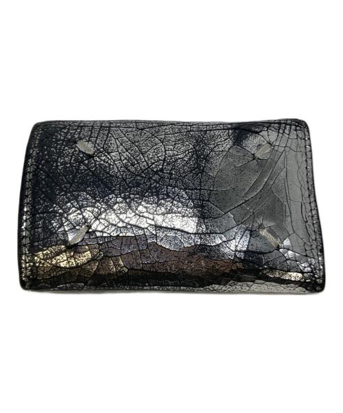 Maison Margiela（メゾンマルジェラ）Maison Margiela (メゾンマルジェラ) 4ステッチ ブロークンミラー レザー キーケース シルバーの古着・服飾アイテム