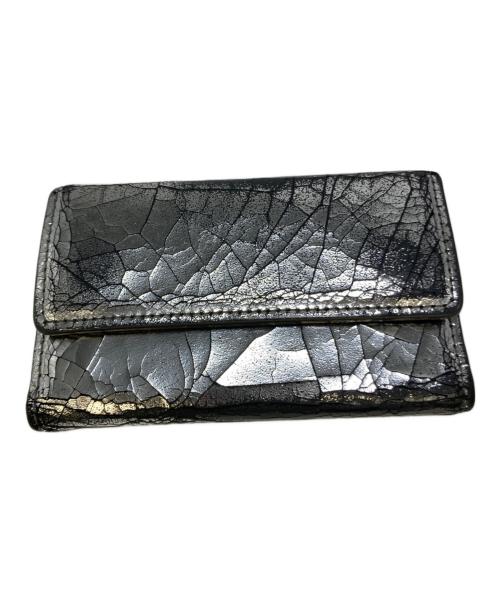 Maison Margiela（メゾンマルジェラ）Maison Margiela (メゾンマルジェラ) 4ステッチ ブロークンミラー レザー キーケース シルバーの古着・服飾アイテム