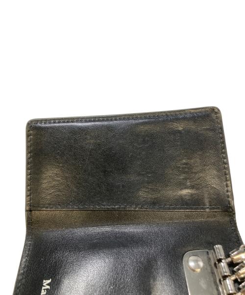 Maison Margiela（メゾンマルジェラ）Maison Margiela (メゾンマルジェラ) 4ステッチ ブロークンミラー レザー キーケース シルバーの古着・服飾アイテム