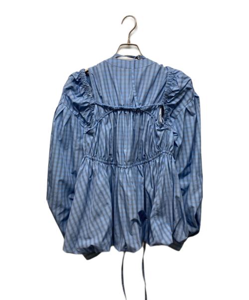 MAISON SPECIAL（メゾンスペシャル）MAISON SPECIAL (メゾンスペシャル) Multiway Taffeta Blouse ブルー サイズ:FREEの古着・服飾アイテム