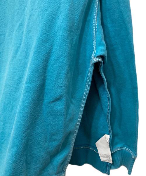 MM6 Maison Margiela（エムエムシックスメゾンマルジェラ）MM6 Maison Margiela (エムエムシックスメゾンマルジェラ) ステッチワークパーカー ブルー サイズ:Sの古着・服飾アイテム