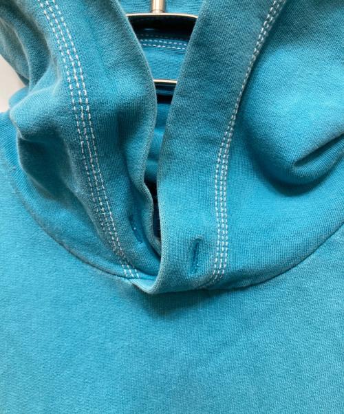 MM6 Maison Margiela（エムエムシックスメゾンマルジェラ）MM6 Maison Margiela (エムエムシックスメゾンマルジェラ) ステッチワークパーカー ブルー サイズ:Sの古着・服飾アイテム