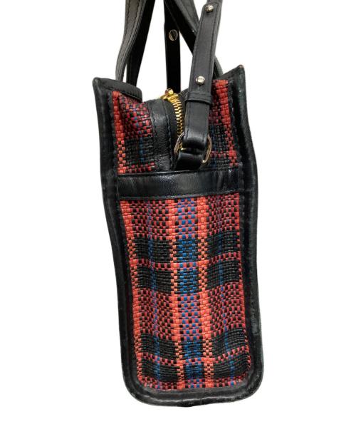 BALENCIAGA（バレンシアガ）BALENCIAGA (バレンシアガ) Bazar Shopper レッド×ブラックの古着・服飾アイテム