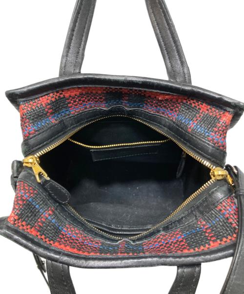 BALENCIAGA（バレンシアガ）BALENCIAGA (バレンシアガ) Bazar Shopper レッド×ブラックの古着・服飾アイテム