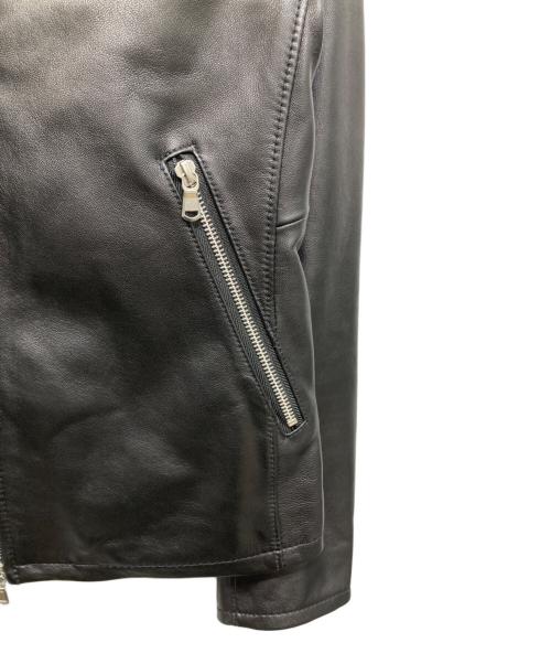 BEAUTY&YOUTH（ビューティーアンドユース）BEAUTY&YOUTH (ビューティーアンドユース) シープ シングル ライダースジャケット ブラック サイズ:Sの古着・服飾アイテム