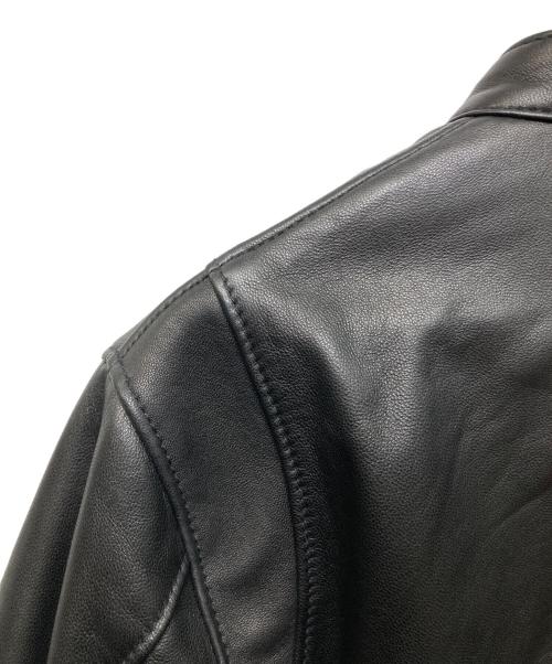 BEAUTY&YOUTH（ビューティーアンドユース）BEAUTY&YOUTH (ビューティーアンドユース) シープ シングル ライダースジャケット ブラック サイズ:Sの古着・服飾アイテム