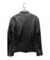 BEAUTY&YOUTH (ビューティーアンドユース) シープ シングル ライダースジャケット ブラック サイズ:S：12000円