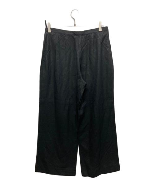 Salvatore Ferragamo（サルヴァトーレ フェラガモ）Salvatore Ferragamo (サルヴァトーレ フェラガモ) ジャガードワイドパンツセットアップ ブラック サイズ:46の古着・服飾アイテム