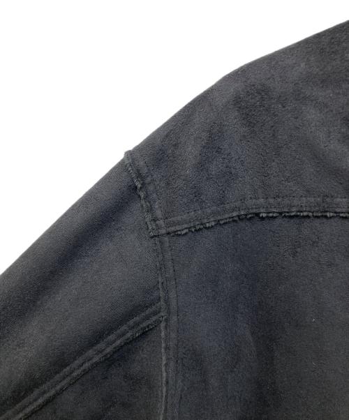 SUPREME（シュプリーム）SUPREME (シュプリーム) Faux Suede Snap Shirts ブラック サイズ:Mの古着・服飾アイテム