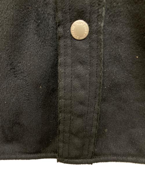 SUPREME（シュプリーム）SUPREME (シュプリーム) Faux Suede Snap Shirts ブラック サイズ:Mの古着・服飾アイテム