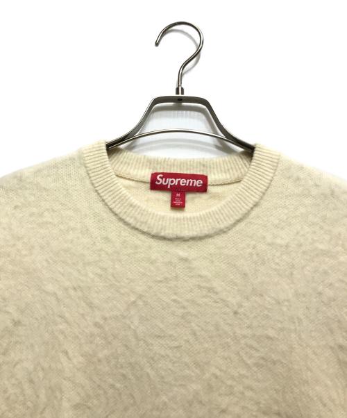 SUPREME（シュプリーム）Supreme (シュプリーム) 25FW Brushed Stripe Sweater（ブラッシュドストライプセーター）/ クルーネックニット アイボリー サイズ:Mの古着・服飾アイテム