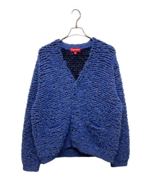SUPREME（シュプリーム）SUPREME (シュプリーム) Textured Knotted Cardigan ブルー サイズ:Mの古着・服飾アイテム