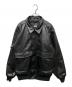 FTC（エフティーシー）の古着「LEATHER A-2 FLIGHT JACKET」｜ブラック