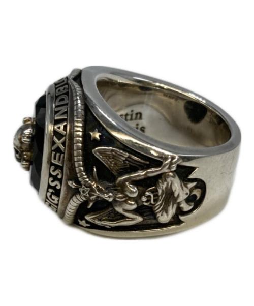 JUSTIN DAVIS（ジャスティンデイビス）JUSTIN DAVIS (ジャスティンデイビス) VAMPS ONYX コラボレーションリング シルバー サイズ:11号の古着・服飾アイテム