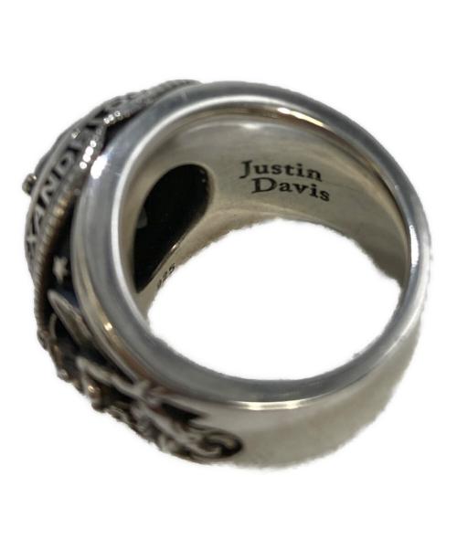 JUSTIN DAVIS（ジャスティンデイビス）JUSTIN DAVIS (ジャスティンデイビス) VAMPS ONYX コラボレーションリング シルバー サイズ:11号の古着・服飾アイテム