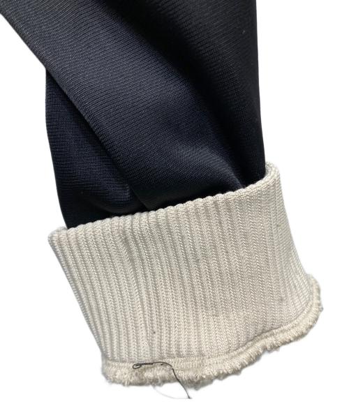 adidas（アディダス）adidas (アディダス) 襟付トラックジャケット ブラック×ホワイト サイズ:Sの古着・服飾アイテム