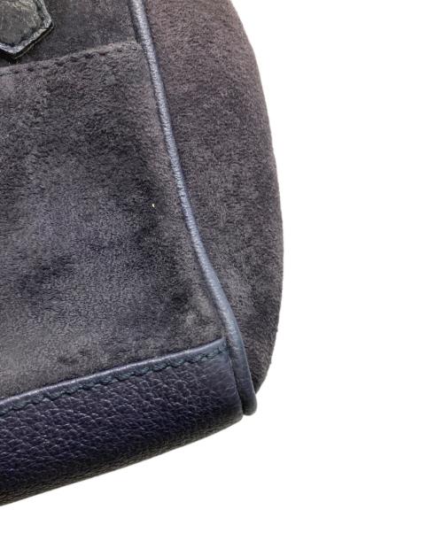 GUCCI（グッチ）GUCCI (グッチ) 2WAYバンブーミニバッグ ダークネイビーの古着・服飾アイテム