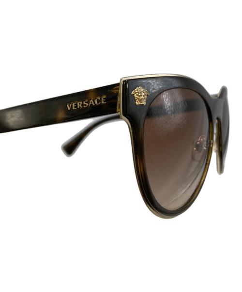 VERSACE（ヴェルサーチェ）VERSACE (ヴェルサーチェ) サングラス ブラウン サイズ:54□20-145の古着・服飾アイテム