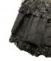 中古・古着 GLOWNY (グロウニー) LACE RUFFLE MINI SKIRT ブラック サイズ:S 未使用品：8000円