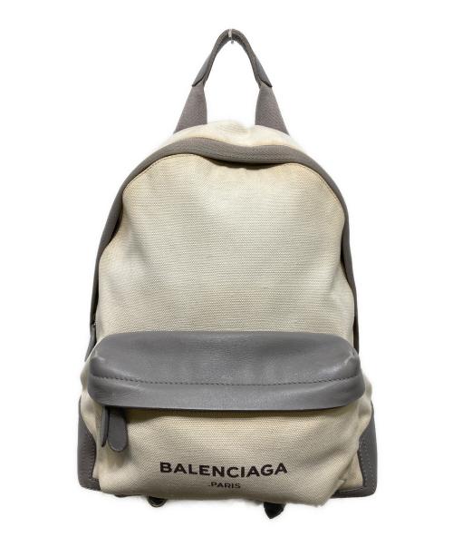 BALENCIAGA（バレンシアガ）BALENCIAGA (バレンシアガ) エクスクルーシブ/バックパック グレー×アイボリーの古着・服飾アイテム