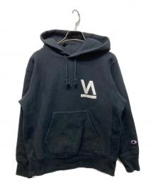 Champion×UNDERCOVER（チャンピオン×アンダーカバー）の古着「VARIOUS ARTISTS プルオーバーパーカー」｜ブラック